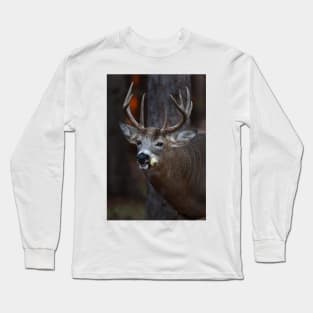 Gotta love corn - White-tailed Deer Long Sleeve T-Shirt